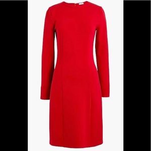 LONG-SLEEVE STRETCH PONTE DRESS j crew